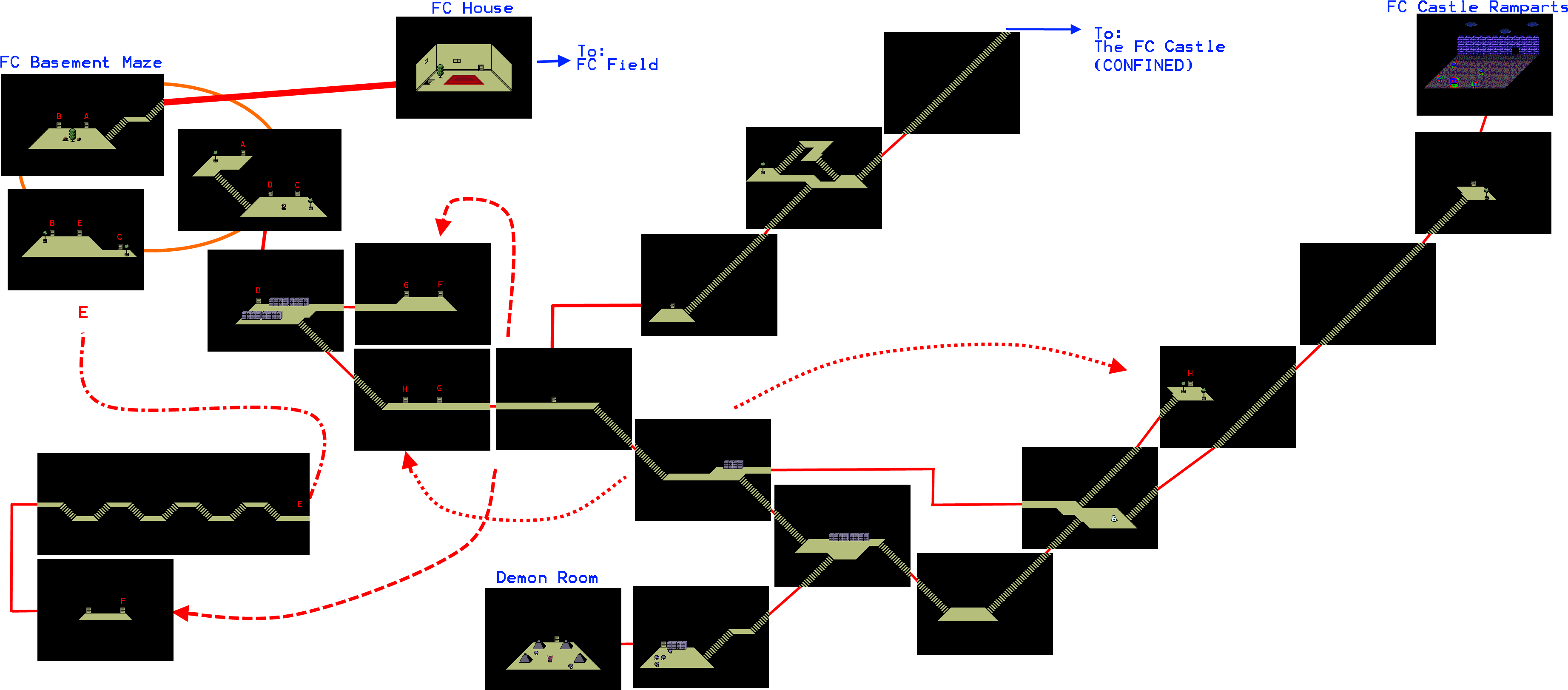 1977707 - Yume Nikki Fc Dungeon (3913x1641), Png Download