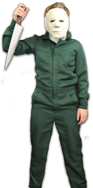 Halloween Ii Michael Myers Deluxe Child's Costume With - Michael Myers Costume (436x639), Png Download