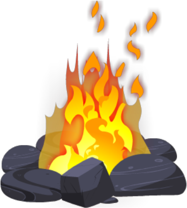 Bonfire Png (420x462), Png Download