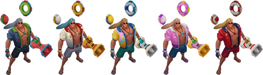 Https - //2 - Bp - Blogspot - Com/ Zs 1ztu4cua/w1duo - Pool Party Taric Chromas (972x300), Png Download