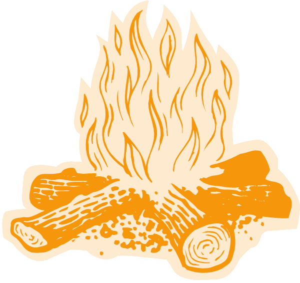 Transparent Stock Bonfire Clipart Fire Smoke - Bonfire Png (600x565), Png Download