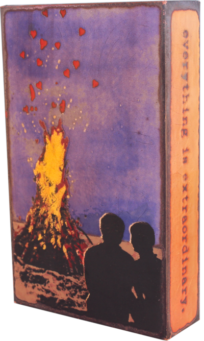 "kindling" Spiritile In The Right Light, At The Right - Painting (400x668), Png Download