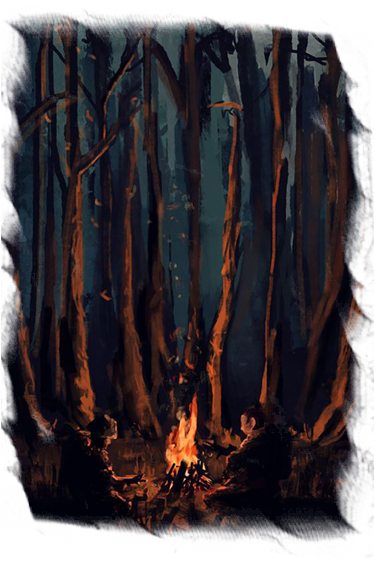 After A Brief Discussion With Her Fellow Keepers On - Rpg Campfire (373x576), Png Download