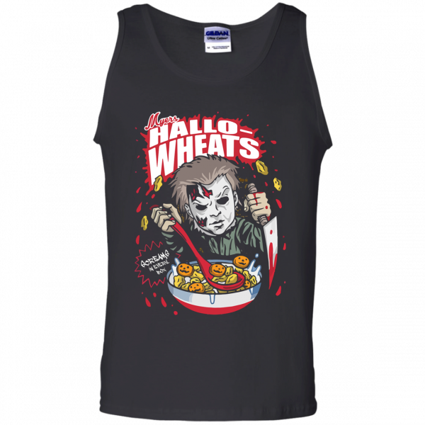 Myers Hallo Wheats Shirt, Halloween Michael Myers Cotton - T-shirt (600x600), Png Download