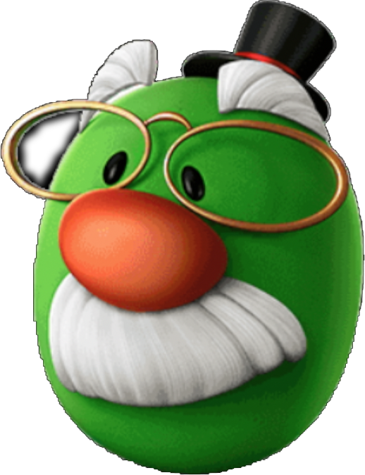 Pa Grape - Big Idea Presents Veggietales (518x675), Png Download