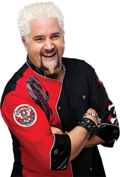 Guy's American Kitchen And Bar - Guy Fieri Planet Hollywood (385x569), Png Download
