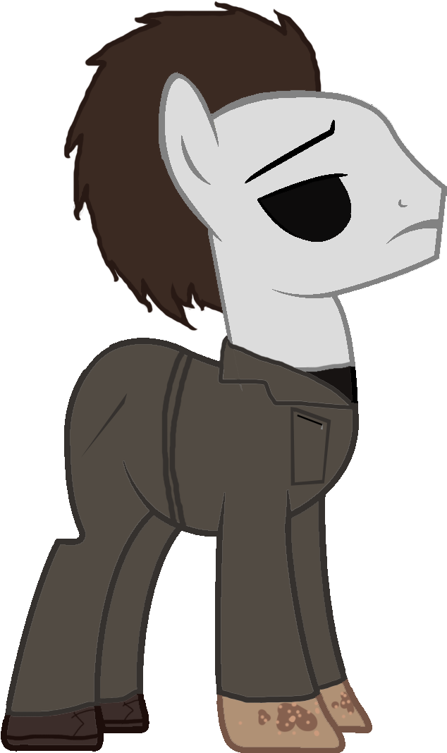 Image Transparent Download Mlp Halloween The Curs Of - Michael Myers Mlp (723x1106), Png Download
