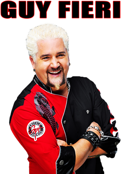 Bleed Area May Not Be Visible - Guy Fieri Planet Hollywood (524x700), Png Download