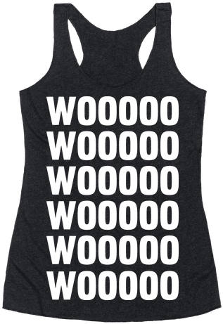 Woo Guy Racerback Tank Top - Smiling Doesn T Win You Gold Medals (484x484), Png Download