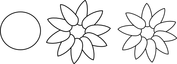 Flower Petals Png (600x218), Png Download