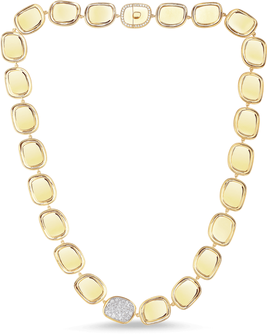 Black Jadenecklace With Diamonds - Collar (1600x1600), Png Download