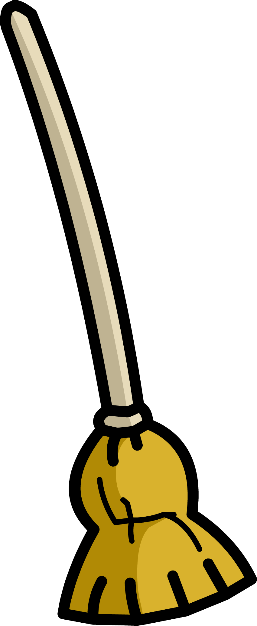 Broom - Png - Club Penguin Broom (850x2066), Png Download