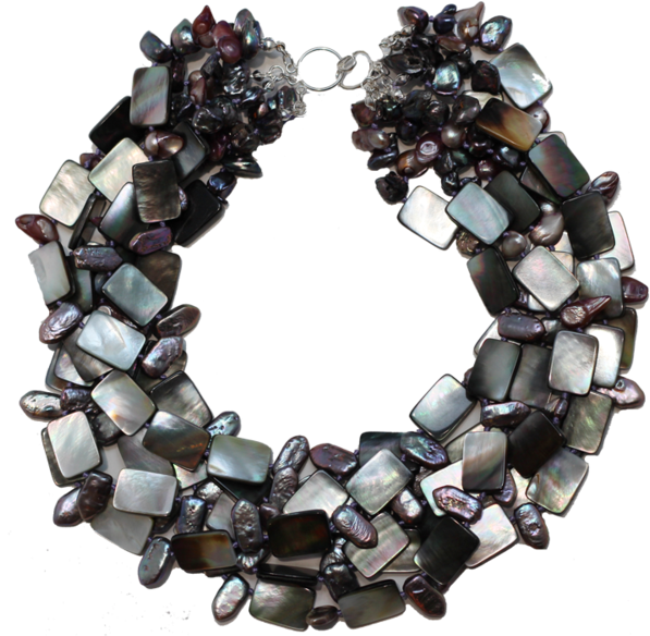 Mother Of Pearl Necklace - Bracelet (600x600), Png Download