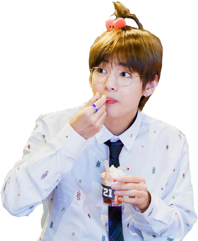 Download Kimtaehyung Bts Taehyung Tae Army Corea Kpop Png Cute PNG