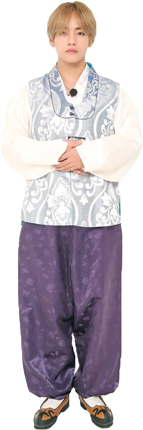 Bts Png Cr - Bts V Happy Chuseok Day (640x960), Png Download
