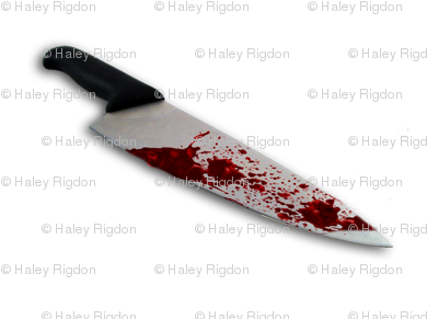Bloody Knife - Gadimang Mokolobate (400x300), Png Download