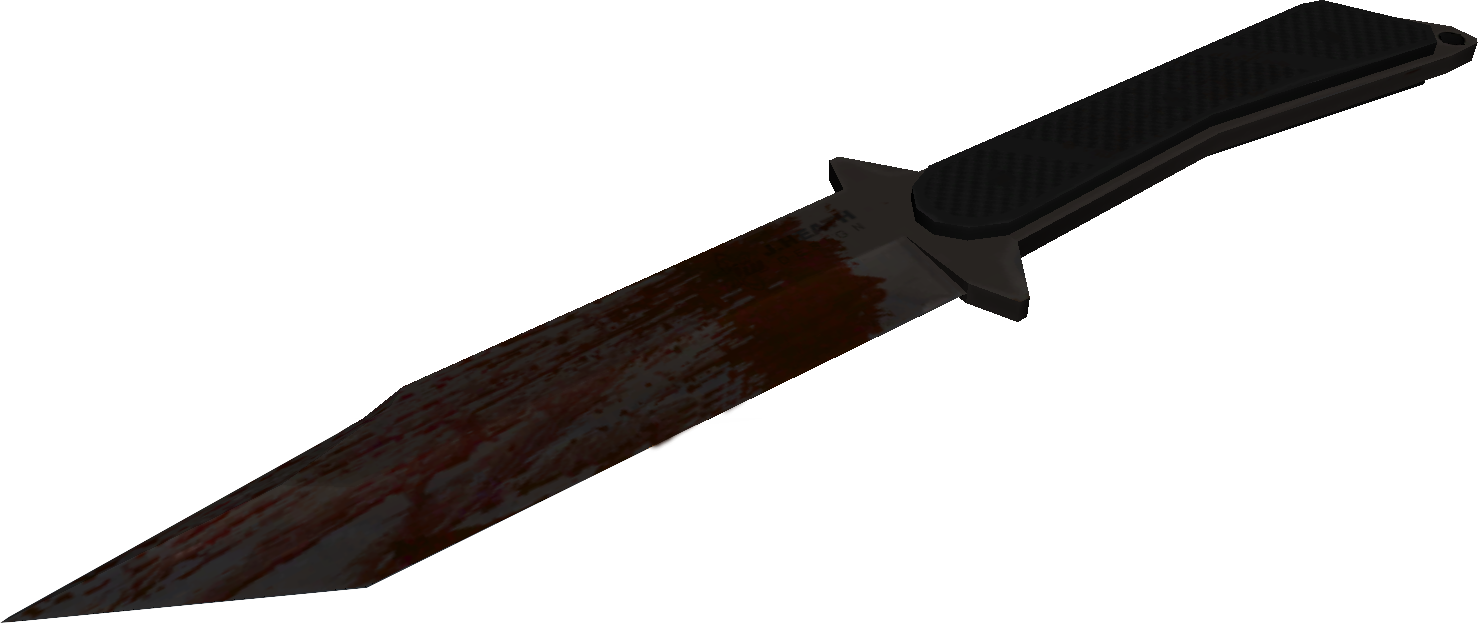 Bloody Combat Knife Render Mw2 - Best Machetes In The World (1478x623), Png Download