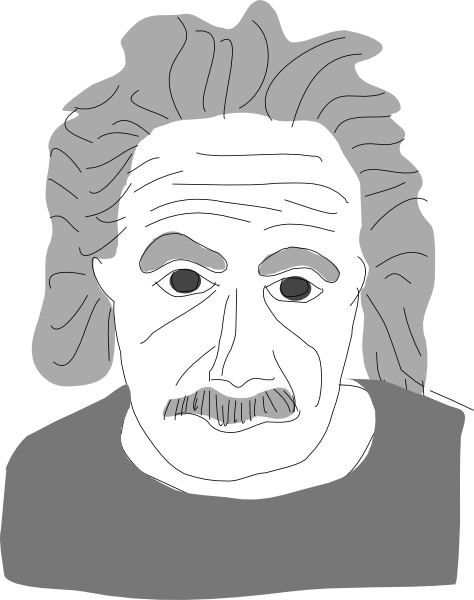 Download Collection Of Free Einstein Outline Download On Albert Einstein Head Vector Png Image With No Background Pngkey Com
