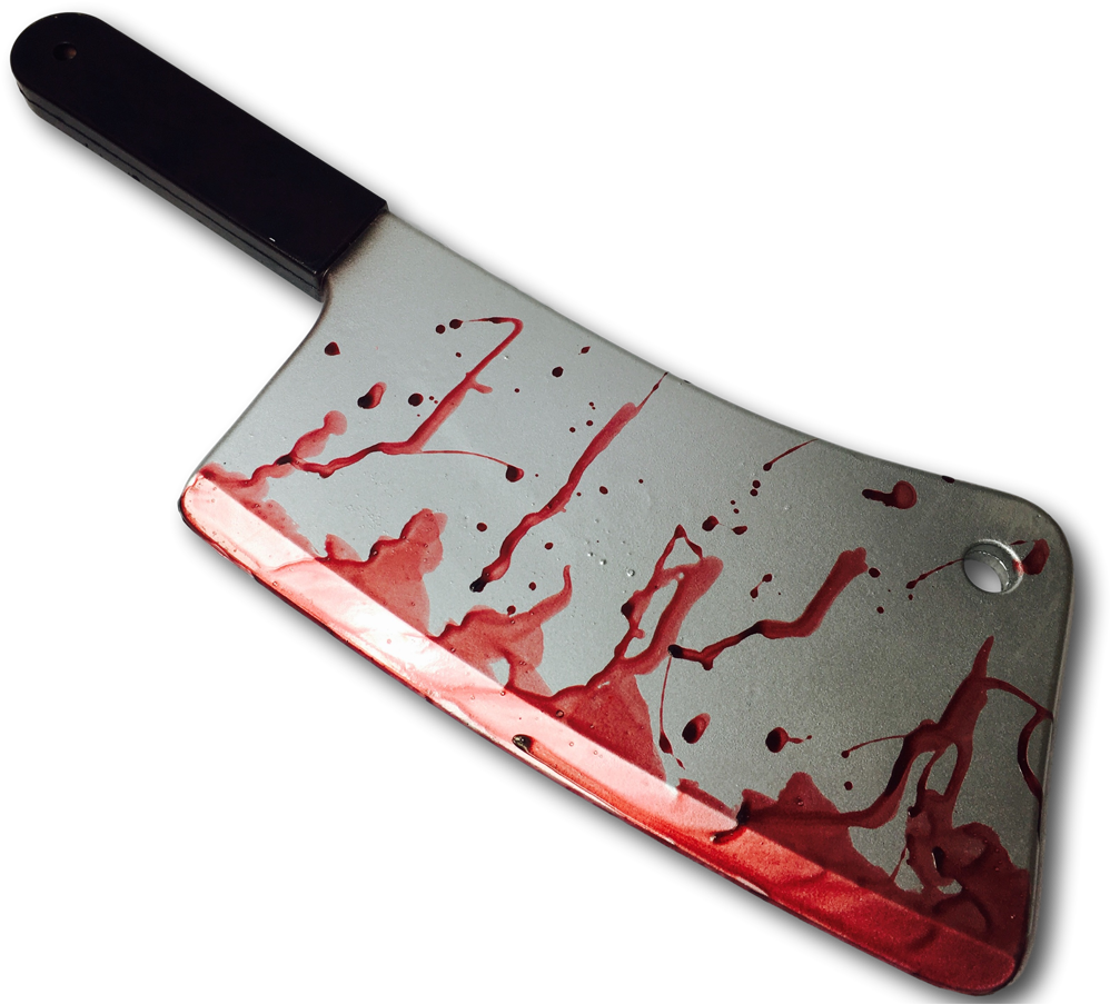 Bloody Meat Cleaver - Bloody Butcher Knife (1024x1024), Png Download