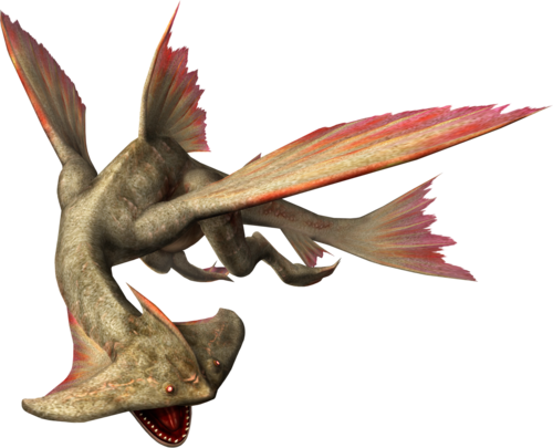 'the Land Shark', If You Ever Find Yourself In A Desert, - Monster Hunter Stories Cephalos (500x405), Png Download