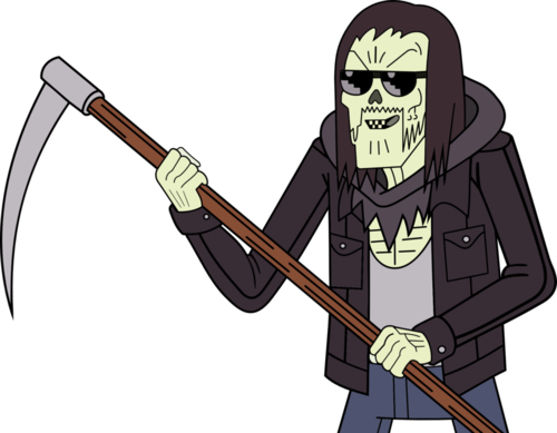 Animation, Cartoon, And Cartoon Network Image - Death The Regular Show (500x389), Png Download