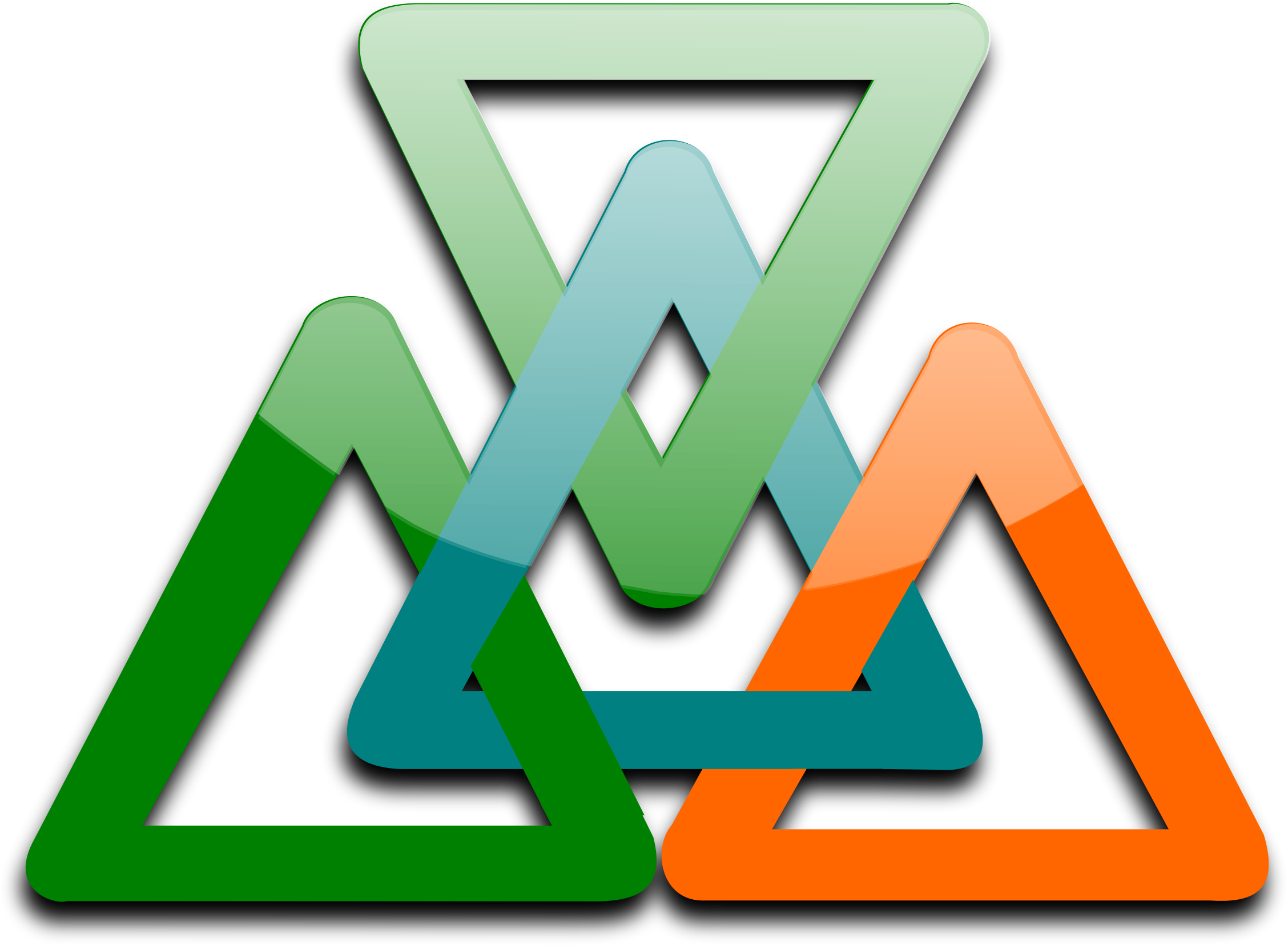 This Free Icons Png Design Of 4-triangles Linked - Free Transparent PNG ...
