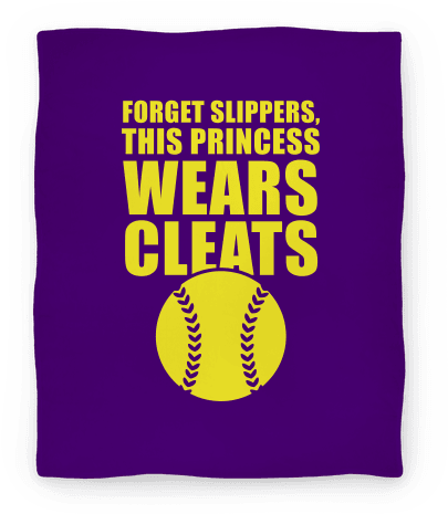 This Princess Wears Cleats Blanket Blanket - Princess Wears Cleats (484x484), Png Download