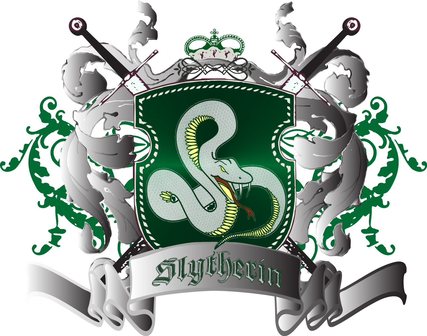 Slytherin Pictures - Google Search - Slytherin Crest (1698x1336), Png Download