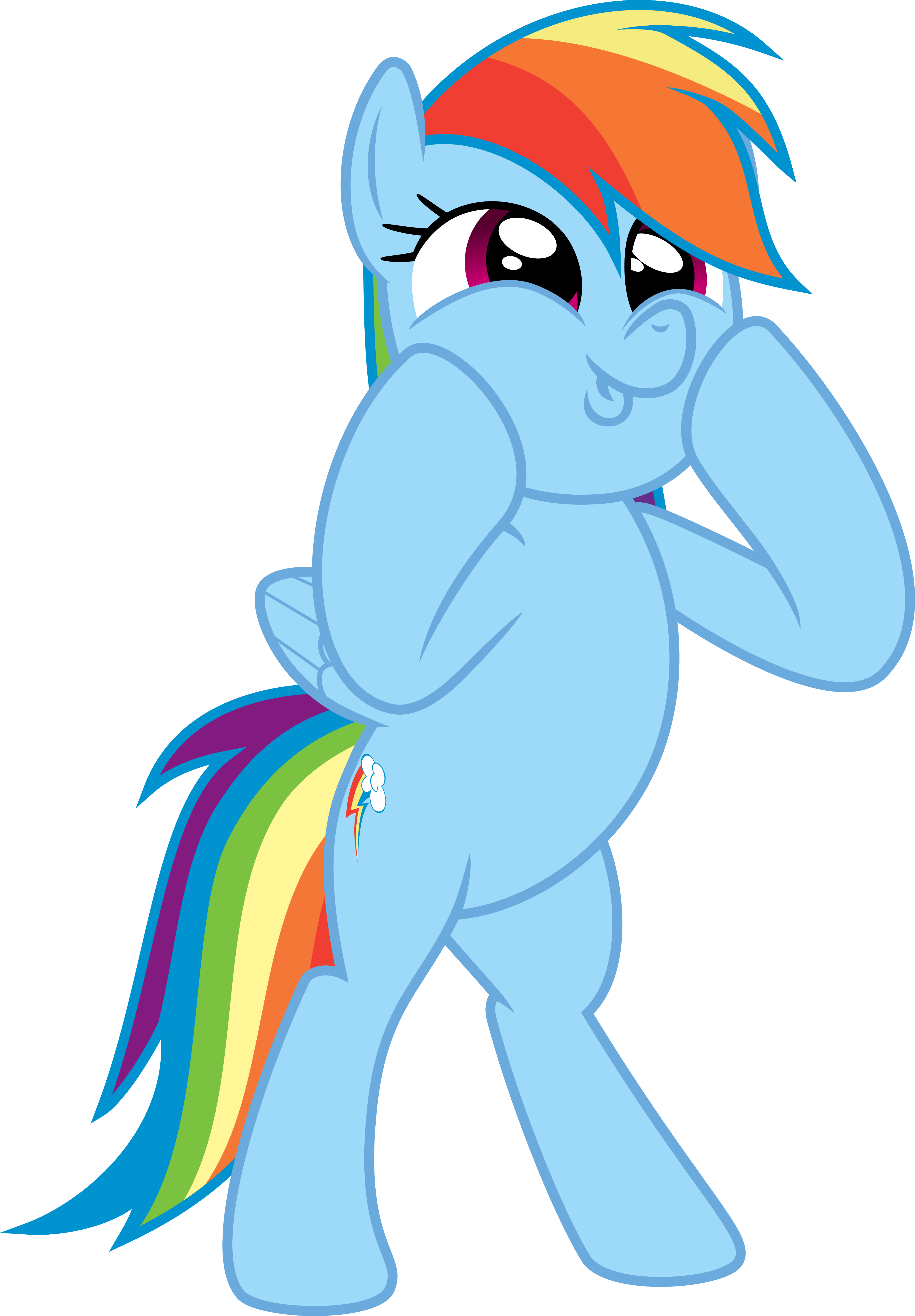 809kib, 4000x5755, 5abed588 91ec 456c Ab4a C83e7d085d9e - Rainbow Dash (4000x5755), Png Download