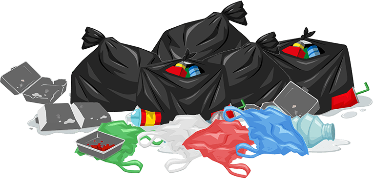 India Recycles About 60% Of Plastic Waste, Compared - Plastic Png (764x367), Png Download