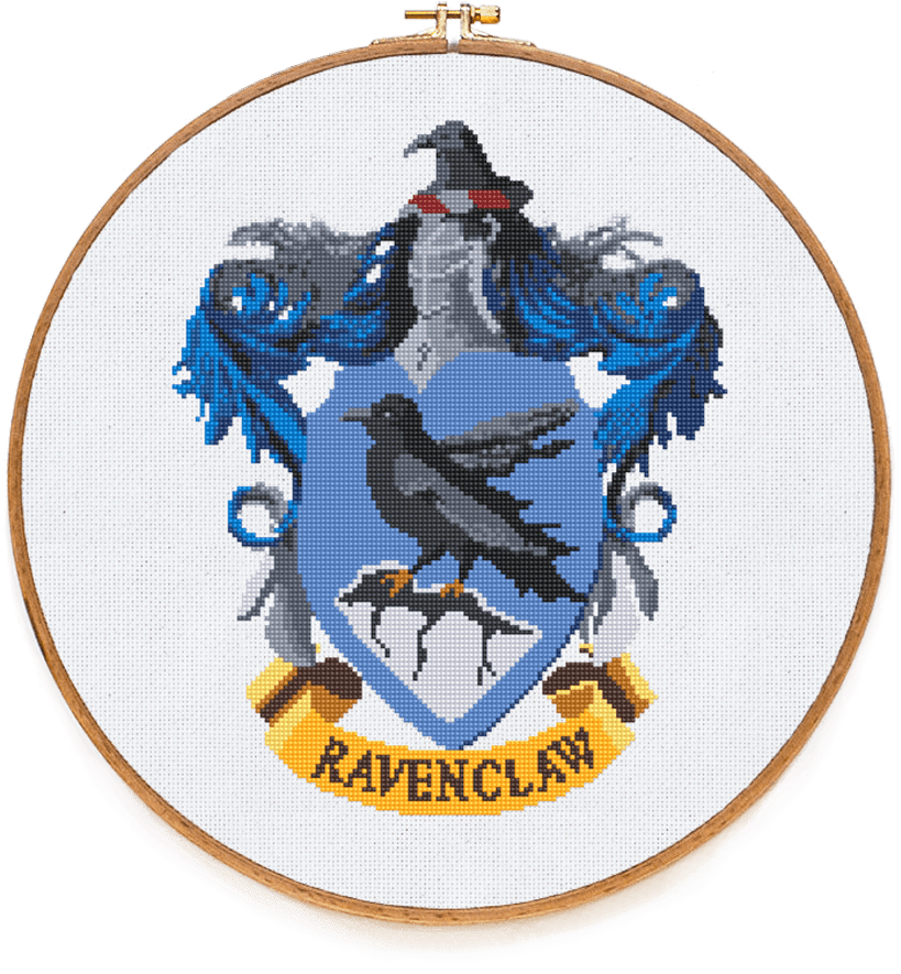 Ravenclaw - Ravenclaw Cross Stitch Pattern Free (900x900), Png Download