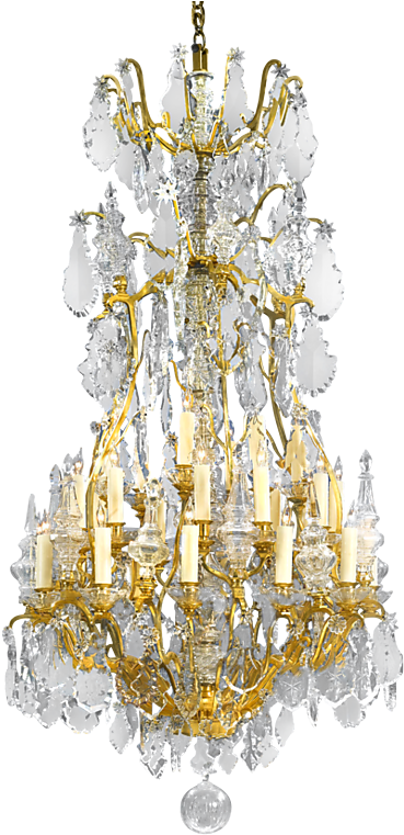 Thirty-light Baccarat Crystal Chandelier - Chandelier (800x800), Png Download