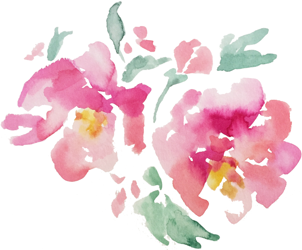 Roses - Watercolor Paint (1000x834), Png Download