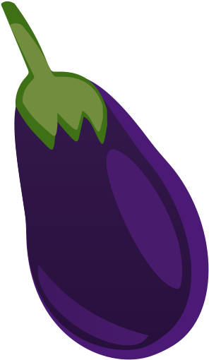 Eggplant Free Vector - รูป มะเขือ ม่วง การ์ตูน (800x566), Png Download
