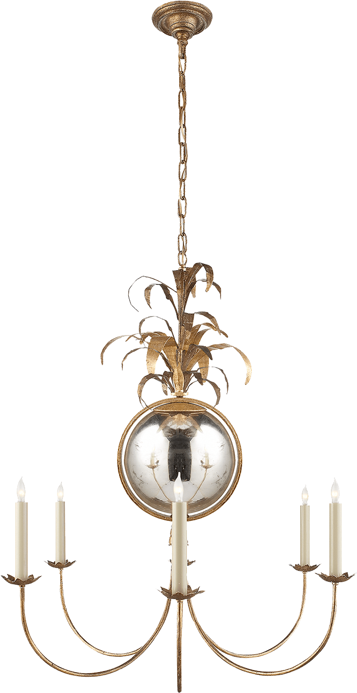 Gramercy Medium Chandelier - Gramercy Medium Chandelier By Visual Comfort (1440x1440), Png Download