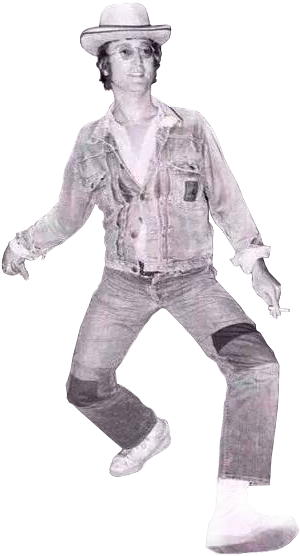 John Lennon Clothing Standing Headgear - Absolute Madman John (600x600), Png Download