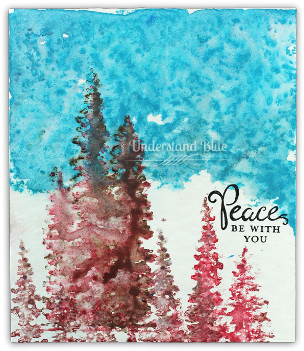 It's Cold Press Watercolor Paper So That's What Makes - Christmas Tree (650x717), Png Download