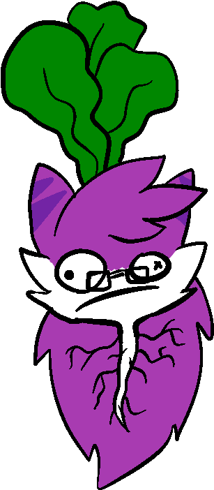 Digital Art Drawing Mystery - Edgy Radish (500x800), Png Download