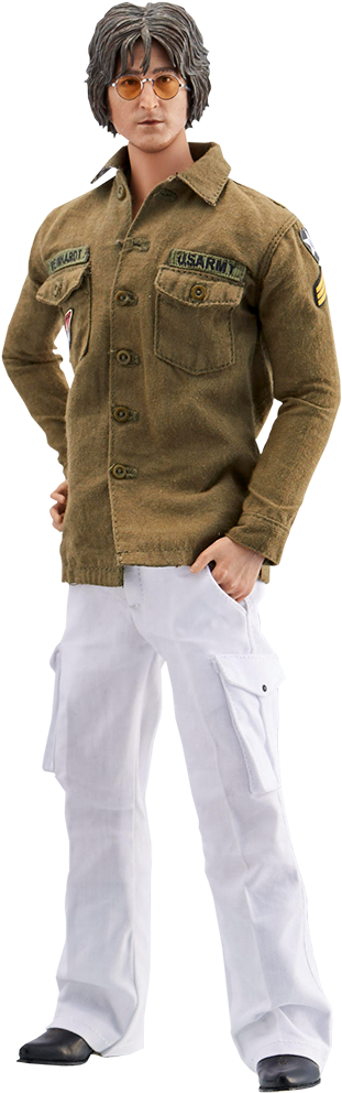 John Lennon Imagine Sixth Scale Figure - John Lennon (480x993), Png Download