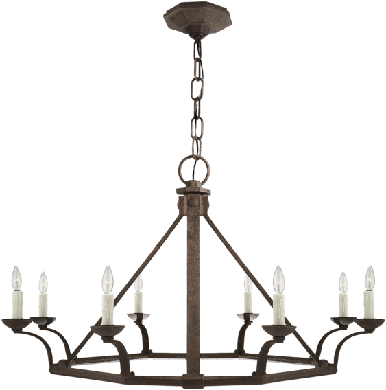 Robertson Single Tier Chandelier - Ralph Lauren Robertson Chandelier (600x600), Png Download