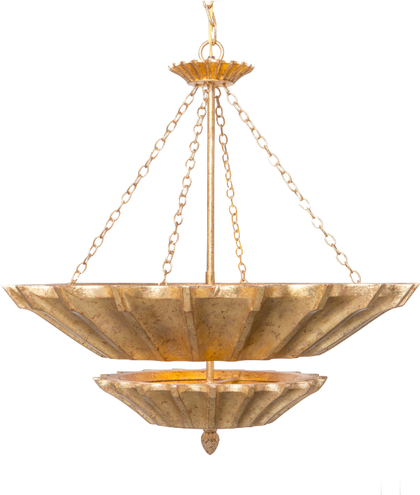 Sara Tiered Chandelier - Silver (677x708), Png Download