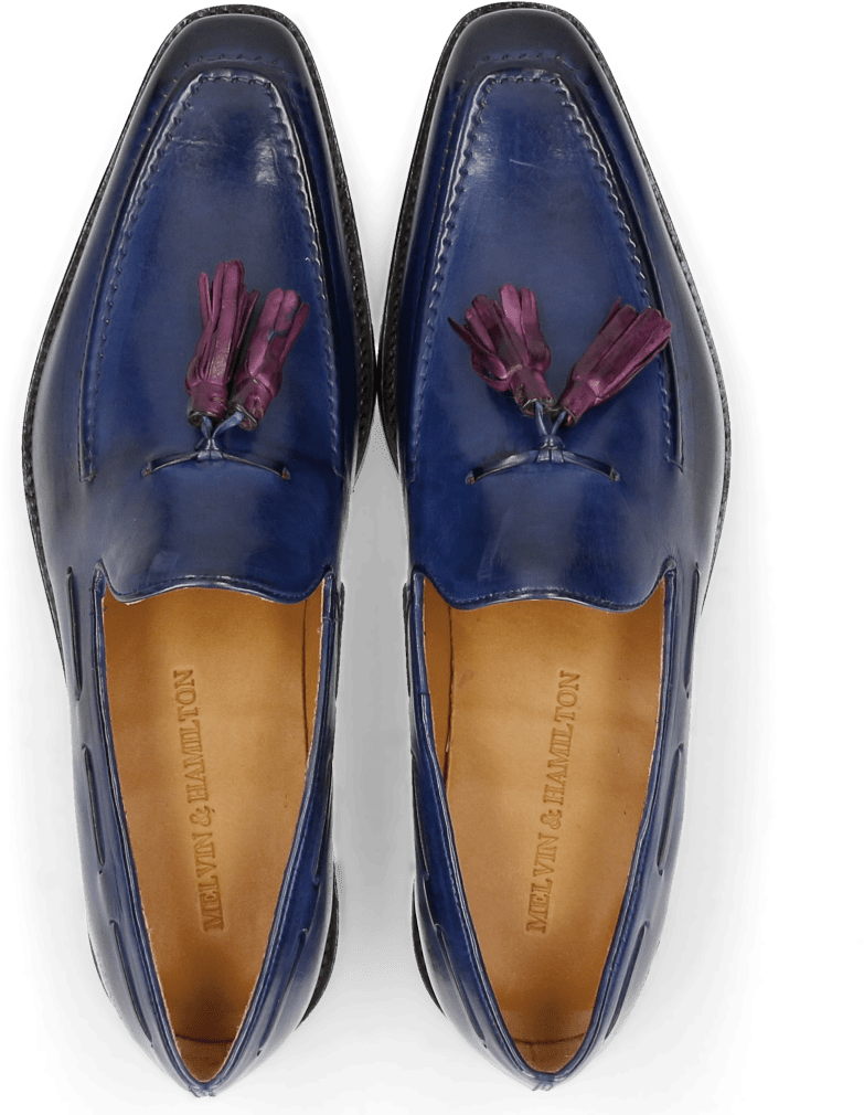 Loafers Leonardo 1 Saphir Tassel Eggplant - Slip-on Shoe (1024x1024), Png Download