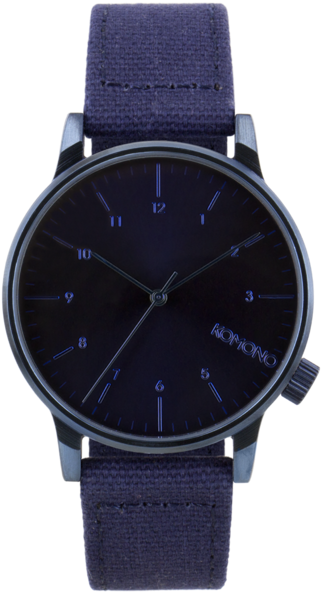 Winston Heritage - Komono Winston Heritage Watch Monotone Blue (1024x688), Png Download