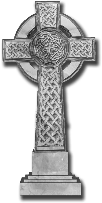 Celtic Cross - Celtic Cross Tombstone Png (421x691), Png Download