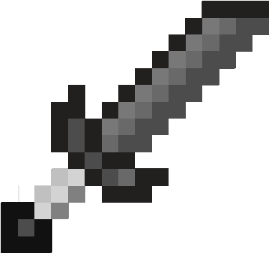 Diamond Sword Source - Minecraft Stone Sword Texture Pack (390x391), Png Download