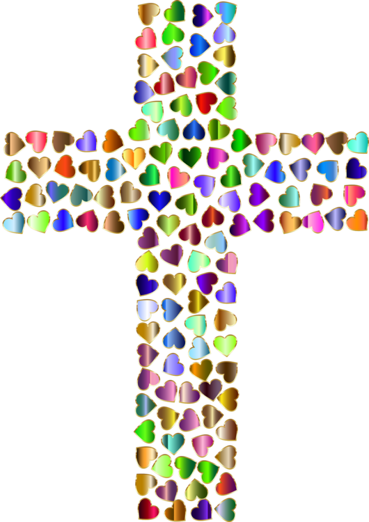 Christian Cross Christianity Crucifix Celtic Cross - Illustration Of A Christian Cross (530x750), Png Download