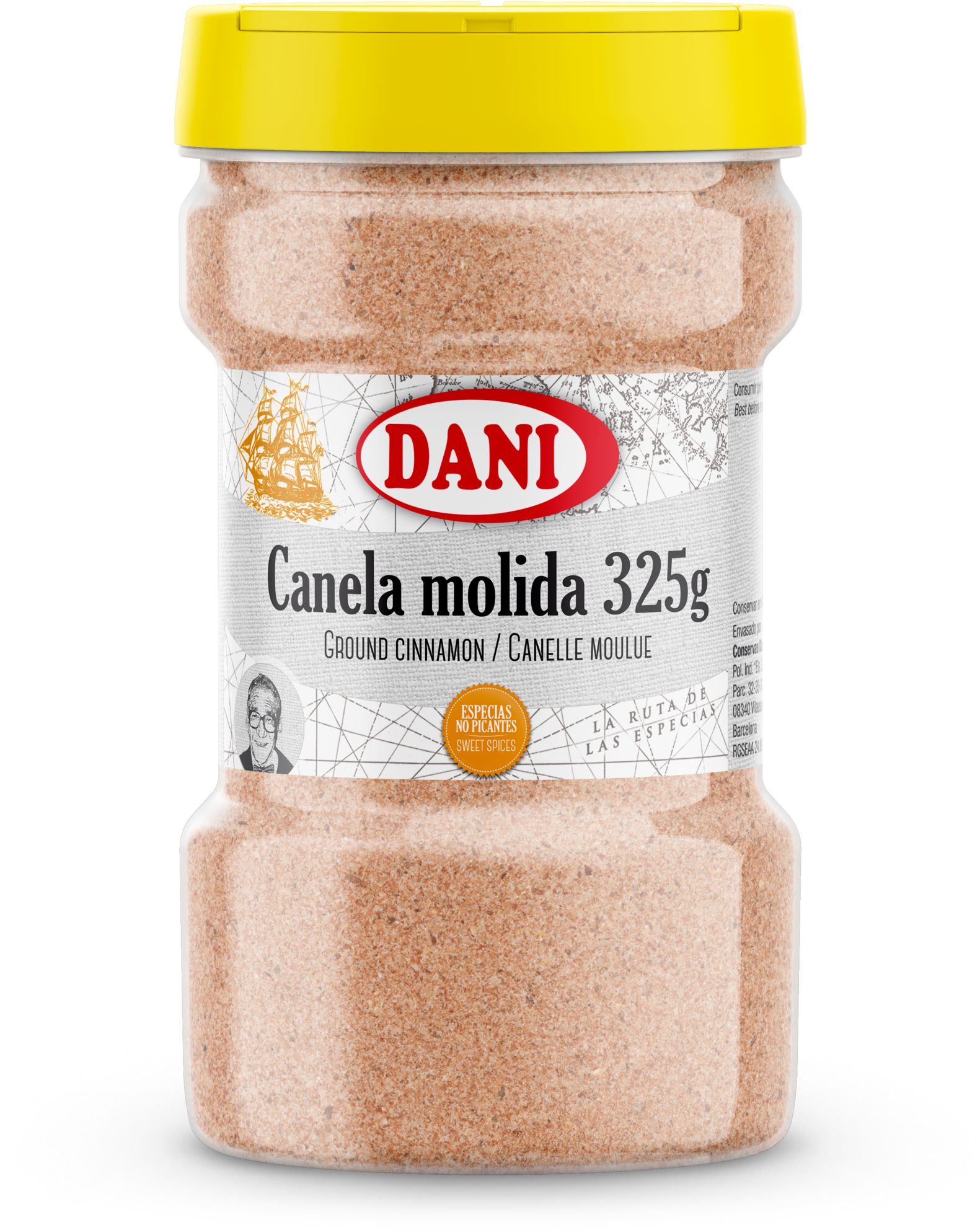 Ground Cinnamon 325g - Conservas Dani (2600x2600), Png Download