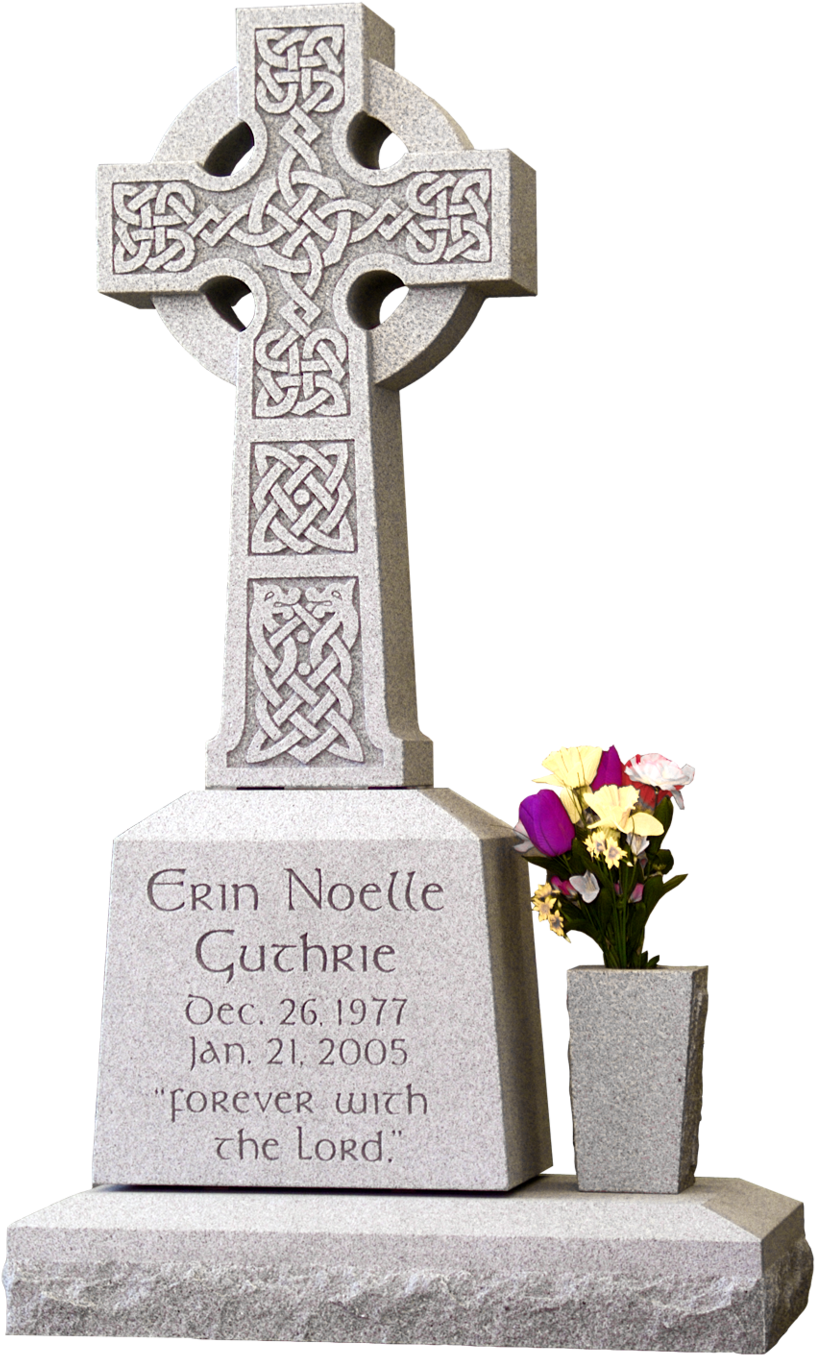 Guthrie Cross - Headstone (1000x1441), Png Download