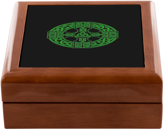 Celtic Cross Shield Jewelry Box ☘️ - Claddagh Ring (600x600), Png Download