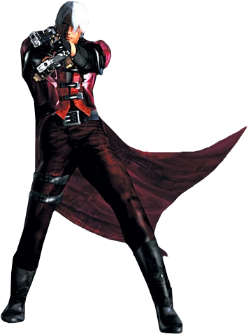 Dante Image Credit - Dante Devil May Cry 1 (380x488), Png Download